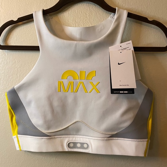 Nike Other - Nike AIR MAX Dri-FIT Swoosh Women's Cutout Sports Bra DM0631-012 Size SMALL